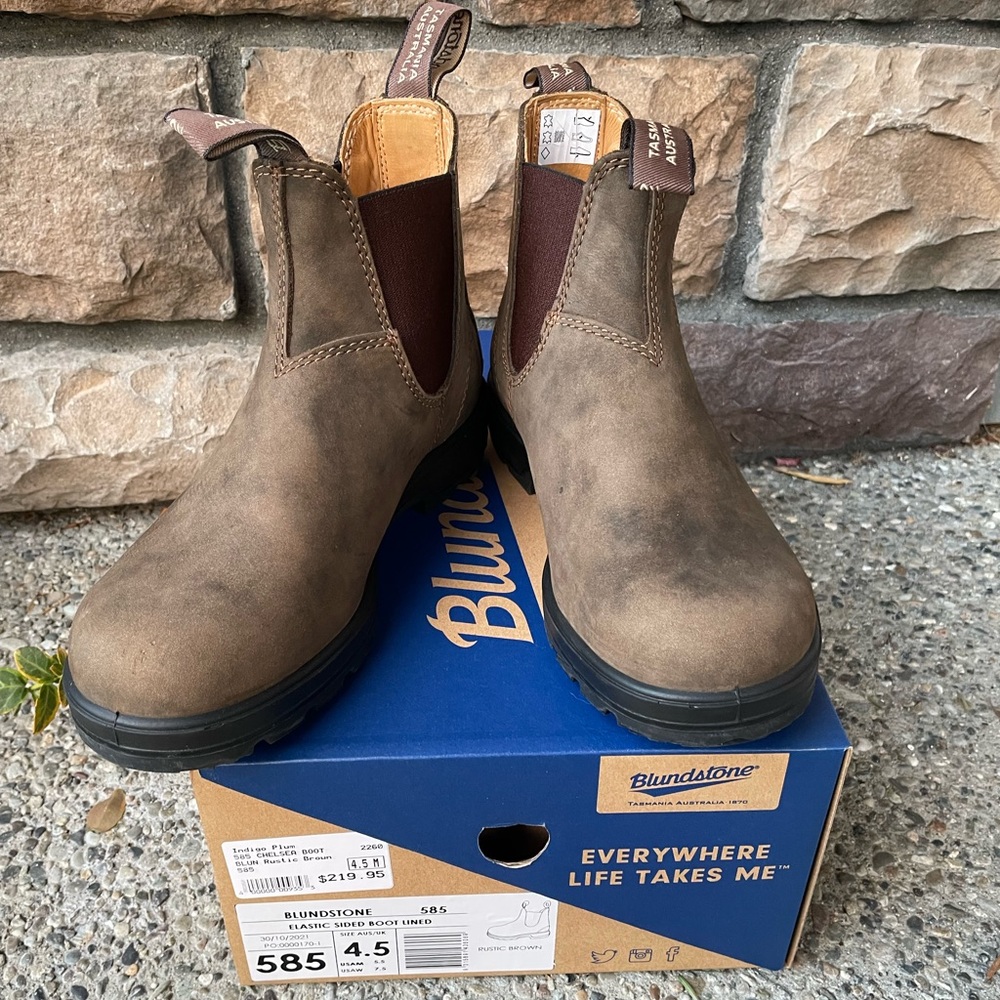 Blundstone 585 Rustic Brown AU 4.5/US 6.5-7